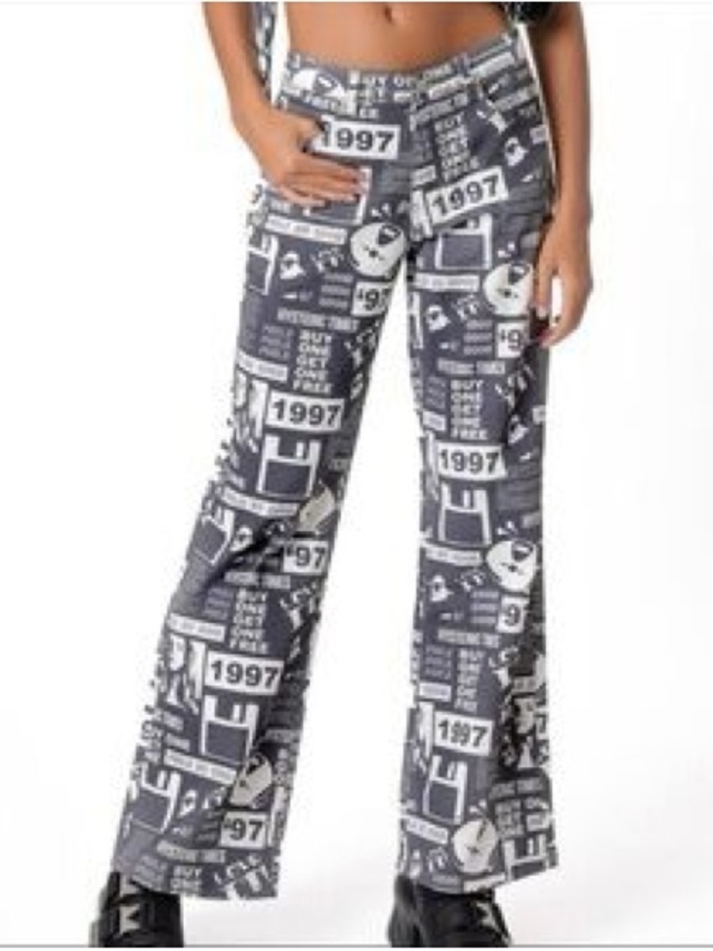 THE KRIPT - Original Newspaper Pants XS